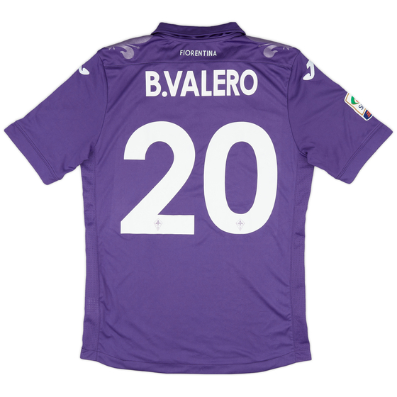 2012-13 Fiorentina Home Shirt B.Valero #20 - 8/10 - (M)