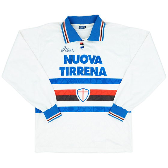 1995-96 Sampdoria Away L/S Shirt - 4/10 - (S)