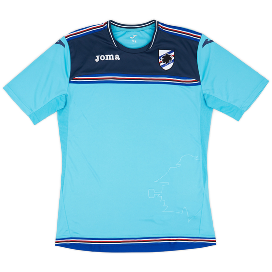 2016-17 Sampdoria Home Training Shirt - 10/10 - (XXL)