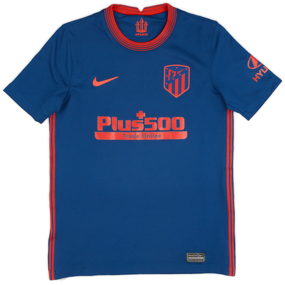2020-21 Atletico Madrid Away Shirt - 7/10 - (M.Boys)