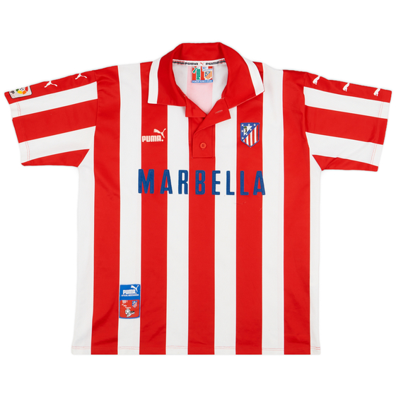 1997-98 Atletico Madrid Home Shirt - 6/10 - (M)