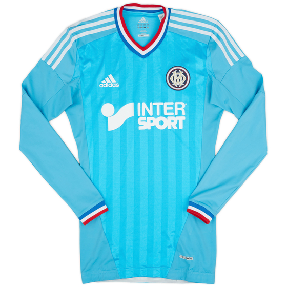 2012-13 Olympique Marseille Player Issue TechFit Away L/S Shirt - 8/10 - (S)