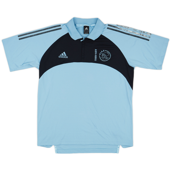 2002-03 Ajax adidas 1/4 Zip Polo Shirt - 5/10 - (L)
