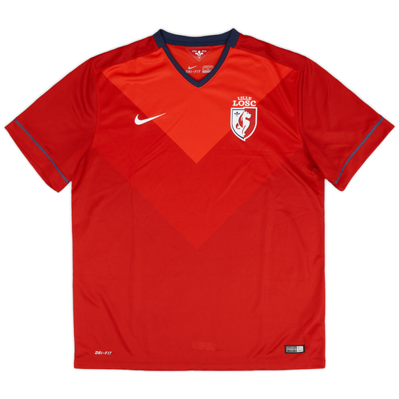 2014-15 Lille Home Shirt - 10/10 - (XL)