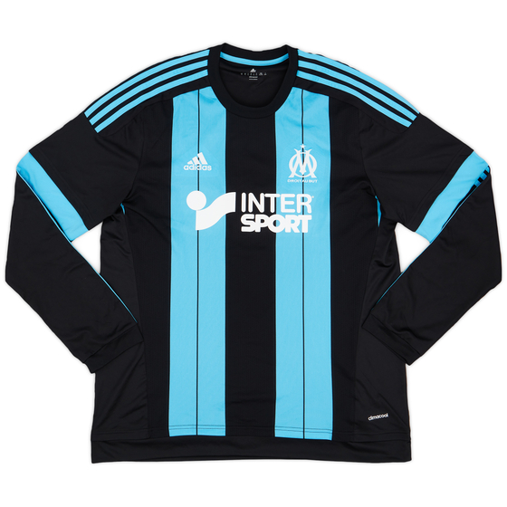 2015-16 Olympique Marseille Away L/S Shirt - 9/10 - (XL)