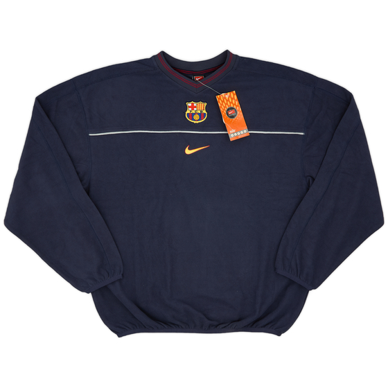 1999-00 Barcelona Player Issue Nike Sweat Top (L)