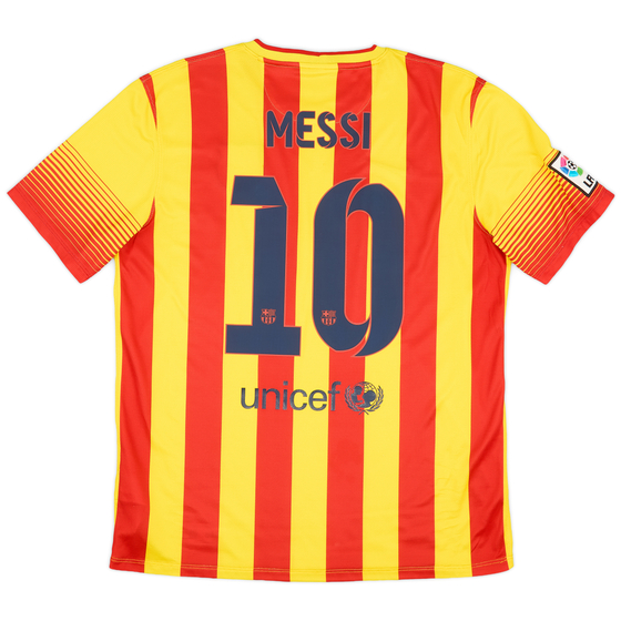 2013-15 Barcelona Away Shirt Messi #10 - 8/10 - (L)