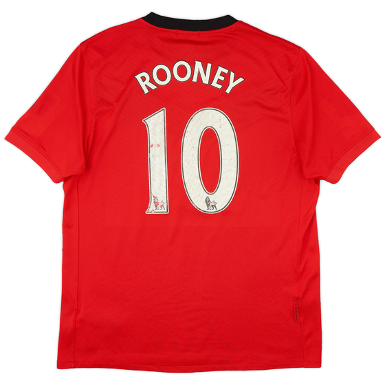 2009-10 Manchester United Home Shirt Rooney #10 - 4/10 - (L)