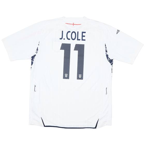 2007-09 England Home Shirt J.Cole #11 - 6/10 - (XL)