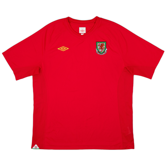 2010-11 Wales Home Shirt - 9/10 - (XL)