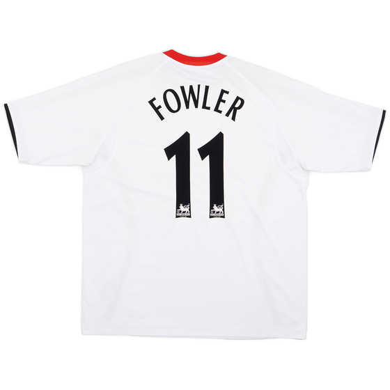 2005-06 Liverpool Away Shirt Fowler #11 - 6/10 - (XL)