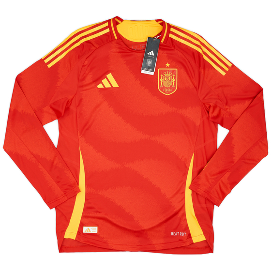 2024-25 Spain Authentic Home L/S Shirt
