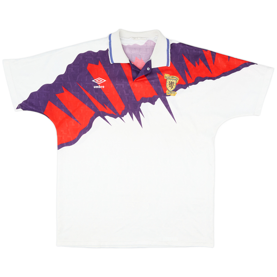 1991-93 Scotland Away Shirt - 8/10 - (L)