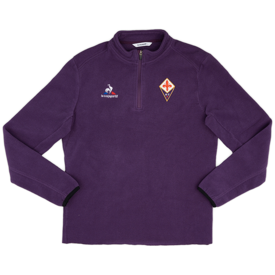 2019-20 Fiorentina Le Coq Sportif 1/4 Zip Training Fleece Top - As New