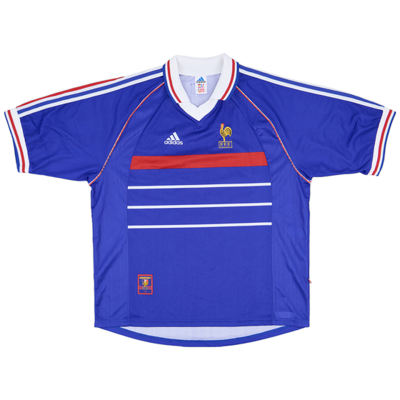 1998-00 France Home Shirt - 9/10 - (XL)