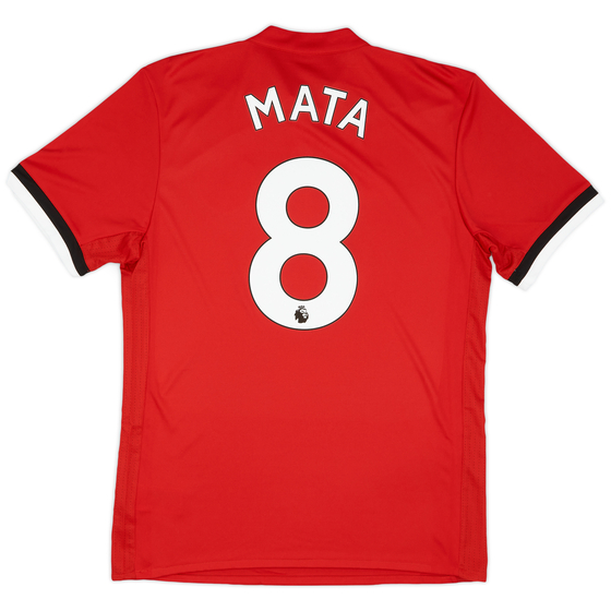 2017-18 Manchester United Home Shirt Mata #8 (M)