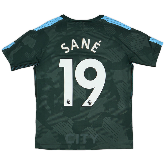 2017-18 Manchester City Third Shirt Sane #19 - 4/10 - (XL.Boys)