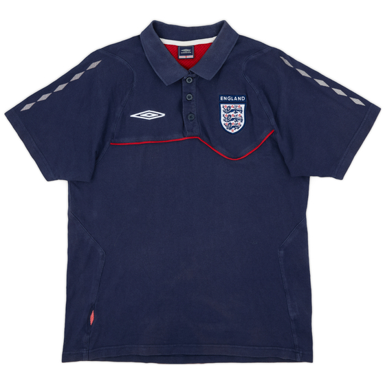 2007-09 England Umbro Polo Shirt - 6/10 - (M)