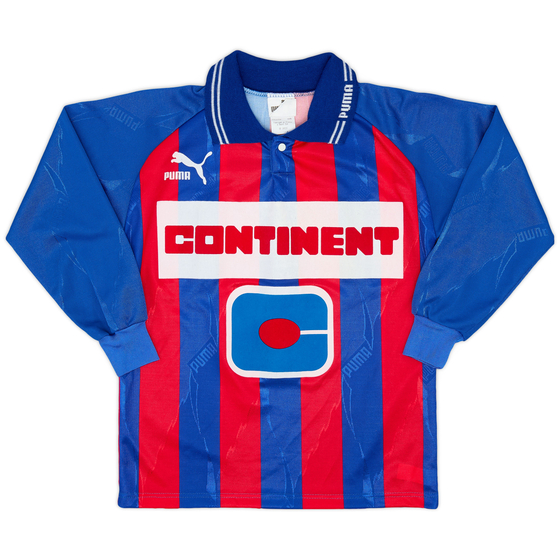 1994-95 Caen Home L/S Shirt - 8/10 - (XS)