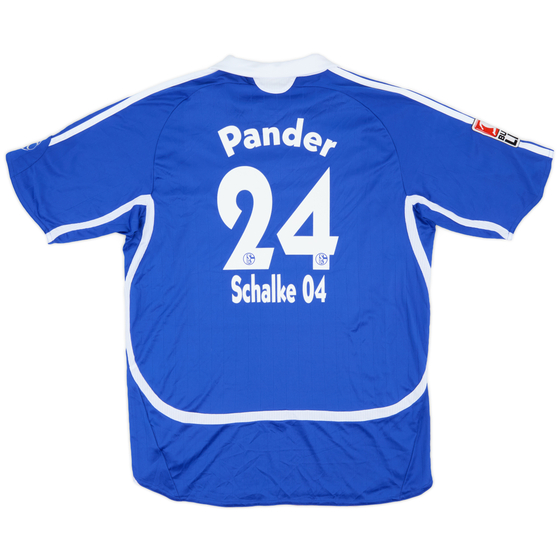 2007-08 Schalke Home Shirt Pander #24 - 7/10 - (XL. Boys)