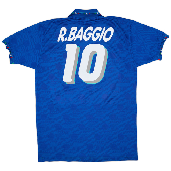 1994 Italy Home Shirt Baggio #10 - 5/10 - (XL)
