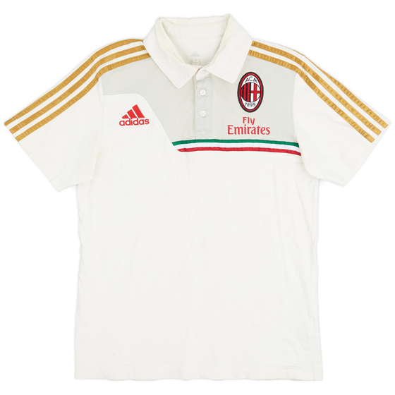 2013-14 AC Milan adidas Polo Shirt - 7/10 - (S)