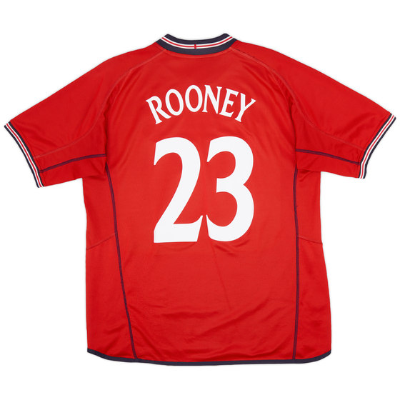 2002-04 England Away Shirt Rooney #23 - 6/10 - (XL)