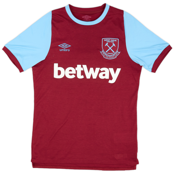 2020-21 West Ham Home Shirt - 7/10 - (S)