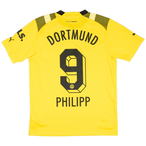 2022-23 Borussia Dortmund Cup Shirt Philipp #9 - 9/10 - (M)
