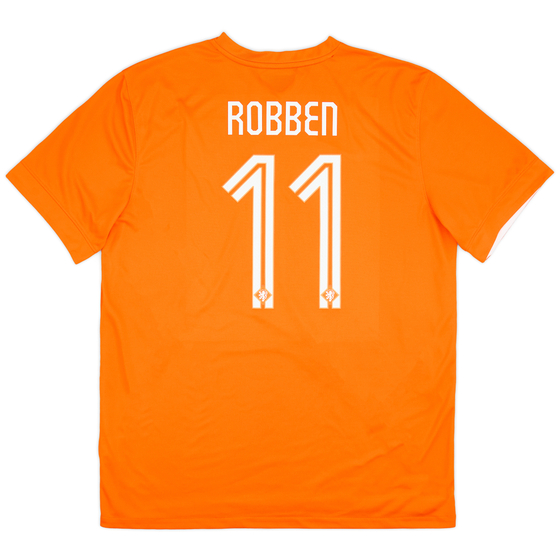 2014-15 Netherlands Home Shirt Robben #11 - 10/10 - (XL)