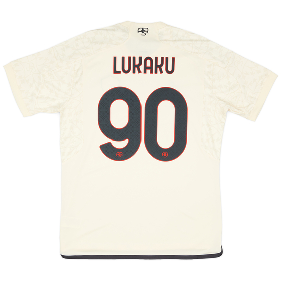 2023-24 Roma Away Shirt Lukaku #90