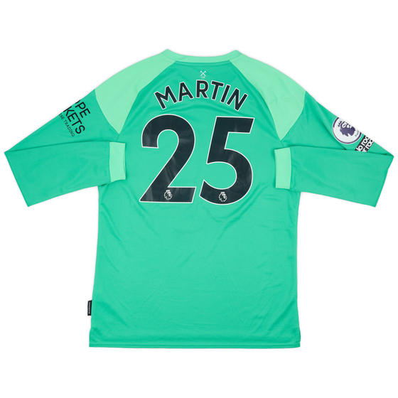 2020-21 West Ham Match Issue GK Shirt Martin #25