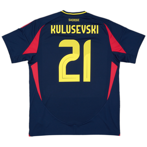 2024-25 Sweden Away Shirt Kulusevski #21