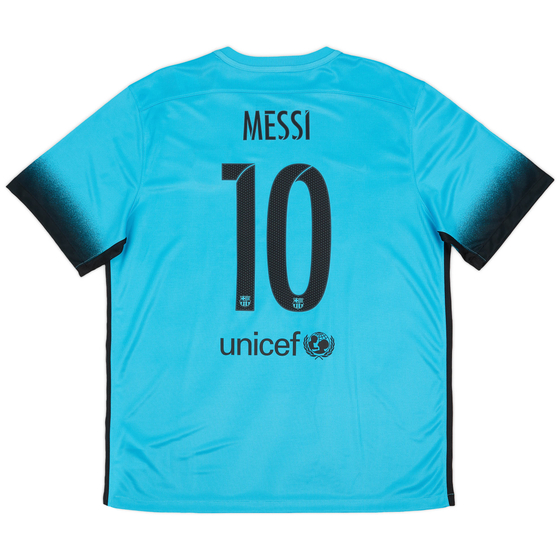 2015-16 Barcelona Third Shirt Messi #10 (XL)