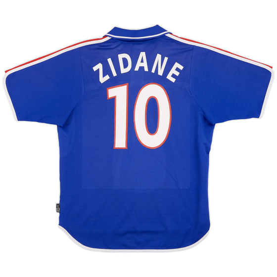 2000-02 France Home Shirt Zidane #10 - 5/10 - (L)