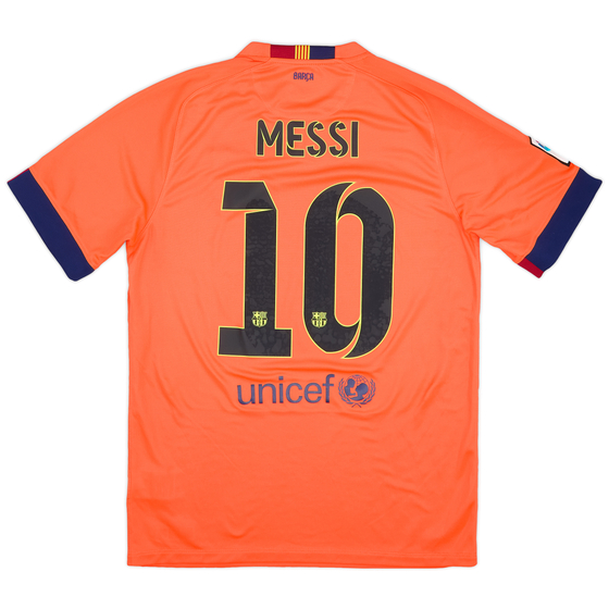 2014-15 Barcelona Away Shirt Messi #10 - 8/10 - (M)