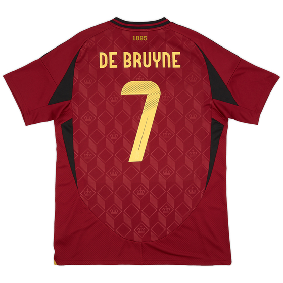 2024-25 Belgium Home Shirt De Bruyne #7