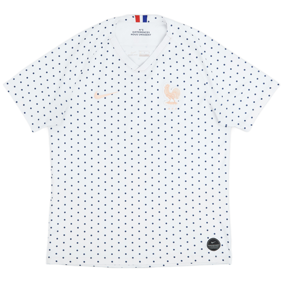 2019-20 France Women's Away Shirt - 7/10 - (Unisex Fit - L)
