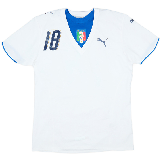 2006 Italy Player Issue Away Shirt #18 - 5/10 - (L)