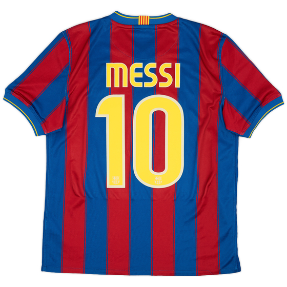 2009-10 Barcelona Home Shirt Messi #10 - 8/10 - (M)