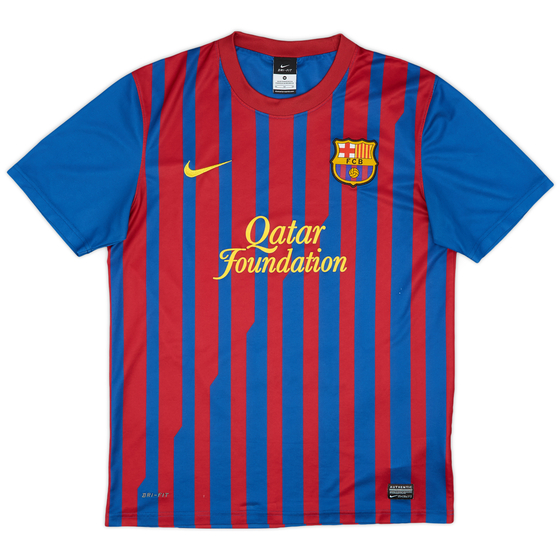 2011-12 Barcelona Basic Home Shirt - 8/10 - (M)