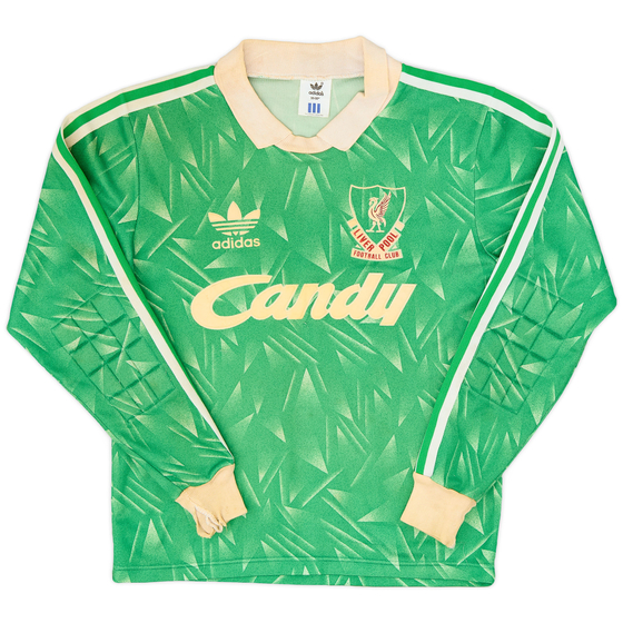 1989-91 Liverpool GK Shirt #1 - 8/10 - (M.Boys)