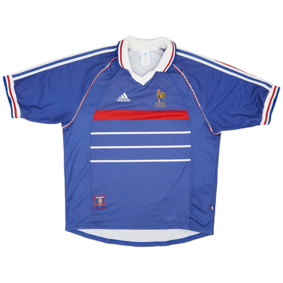 1998-00 France Home Shirt - 5/10 - (XL)