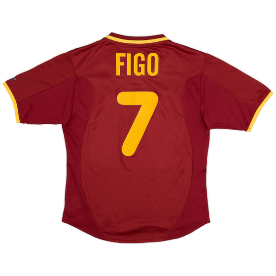 2000-02 Portugal Home Shirt Figo #7 - 8/10 - (L.Boys)