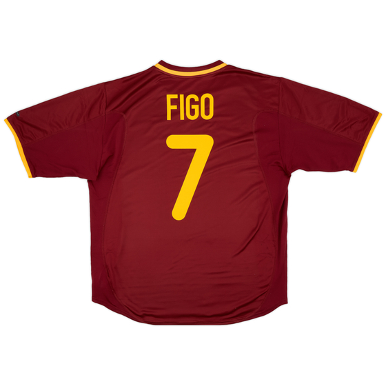 2000-02 Portugal Home Shirt Figo #7 - 8/10 - ( )