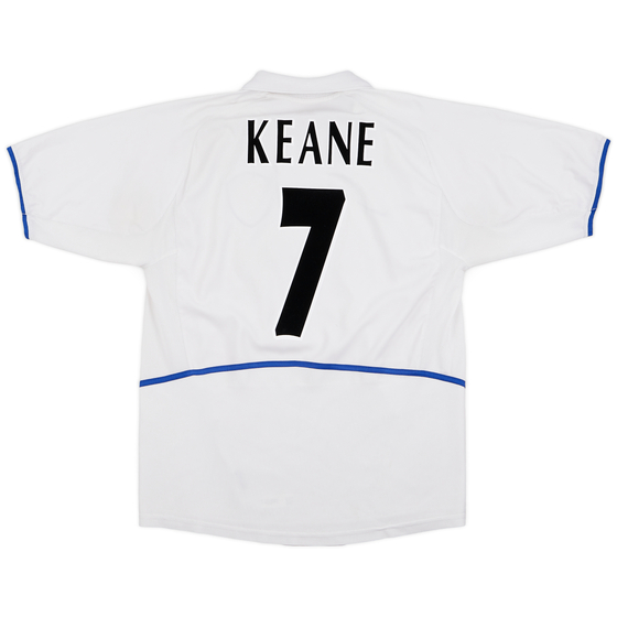 2002-03 Leeds United Home Shirt Keane #7 - 8/10 - (M)