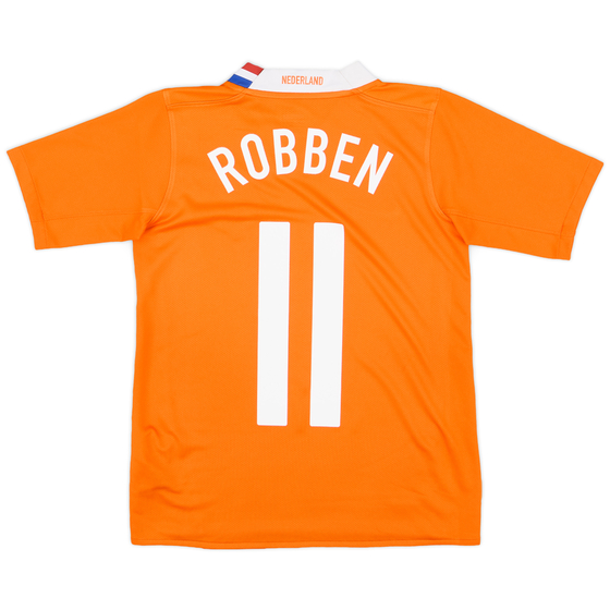 2008-10 Netherlands Home Shirt Robben #11 - 8/10 - (M.Boys)