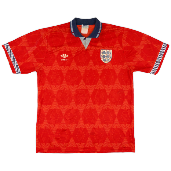 1990-93 England Away Shirt - 6/10 - (L)