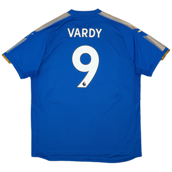 2017-18 Leicester Home Shirt Vardy #9 - 9/10 - (XXL)