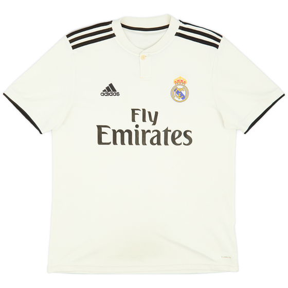 2018-19 Real Madrid Home Shirt - 5/10 - (M)